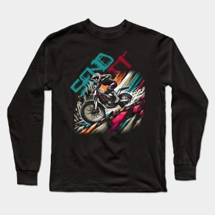 Send It Downhill on a Trials Bike Long Sleeve T-Shirt